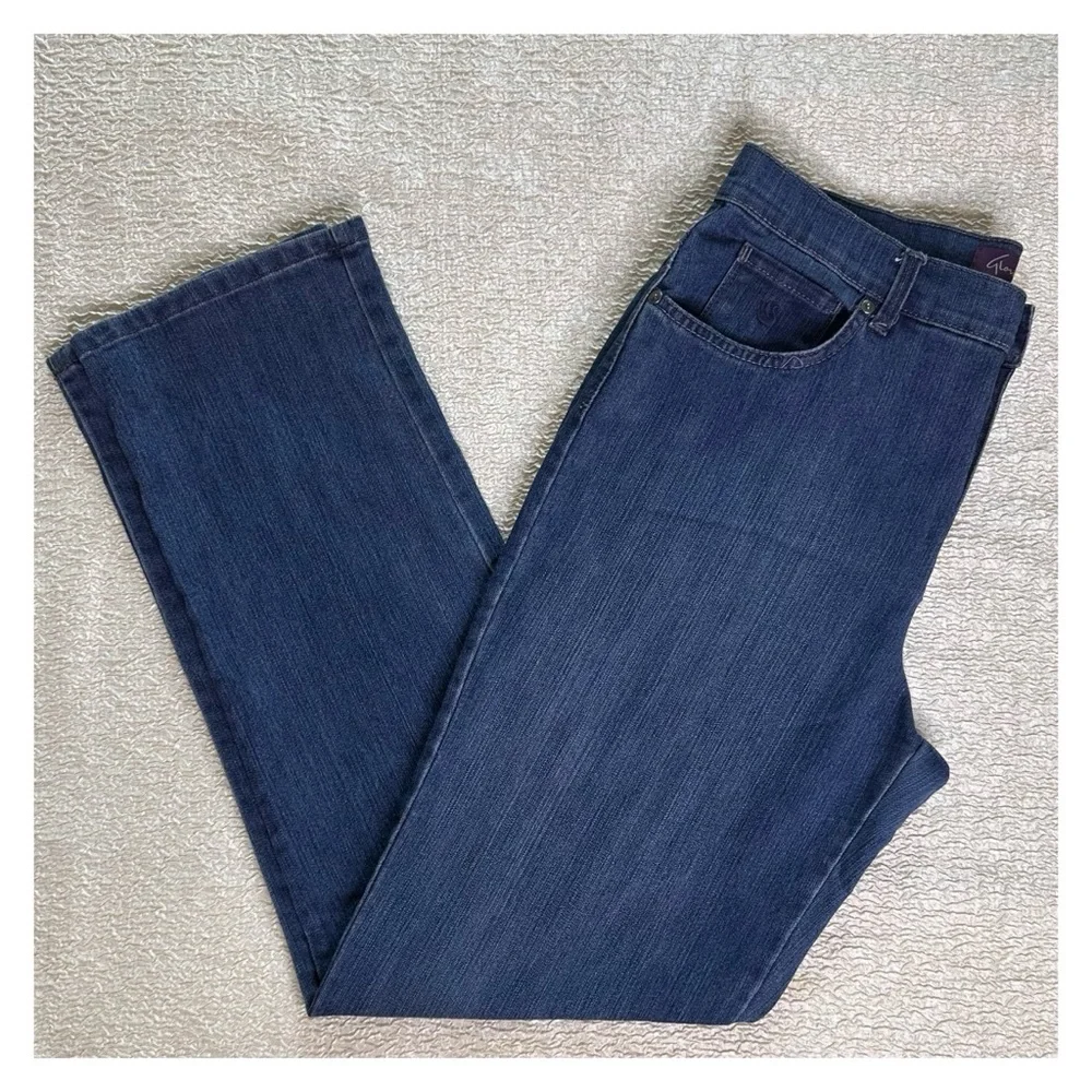 Gloria Vanderbilt Amanda Straight Leg Jeans Size 8 New. - Picture 2 of 4